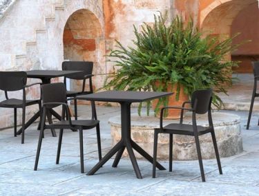 ΠΟΛΥΘΡΟΝΑ ΠΟΛΥΠΡΟΠΥΛΕΝΙΟΥ LOFT - Χρώμα: Μαύρο