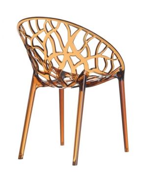 ΚΑΡΕΚΛΑ ΠΟΛΥΚΑΡΒΟΝΙΚΗ CRYSTAL - Χρώμα: Amber