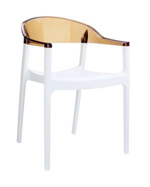 ΚΑΡΕΚΛΑ CARMEN ΑΠΟ ΠΟΛΥΠΡΟΠΥΛΕΝΙΟ & ΠΟΛΥΚΑΡΒΟΝΙΟ - Χρώμα: White - Amber