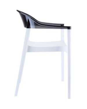 ΚΑΡΕΚΛΑ CARMEN ΑΠΟ ΠΟΛΥΠΡΟΠΥΛΕΝΙΟ & ΠΟΛΥΚΑΡΒΟΝΙΟ - Χρώμα: White - Black