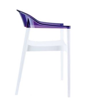 ΚΑΡΕΚΛΑ CARMEN ΑΠΟ ΠΟΛΥΠΡΟΠΥΛΕΝΙΟ & ΠΟΛΥΚΑΡΒΟΝΙΟ - Χρώμα: White - Violet