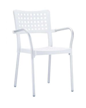 Καρέκλα Gala από πολυπροπυλένιο & αλουμίνιο