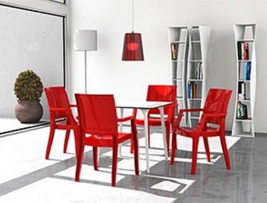 ΚΑΡΕΚΛΑ ΠΟΛΥΚΑΡΒΟΝΙΚΗ ARTHUR - Χρώμα: Glossy Red
