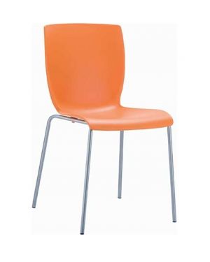 ΚΑΡΕΚΛΑ MIO ΑΠΟ ΠΟΛΥΠΡΟΠΥΛΕΝΙΟ & ΜΕΤΑΛΛΟ - Χρώμα: Ασημί - Πορτοκαλί