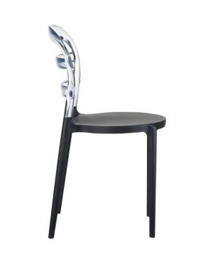 ΠΟΛΥΚΑΡΒΟΝΙΚΗ ΚΑΡΕΚΛΑ BIBI - Χρώμα: Black - Clear