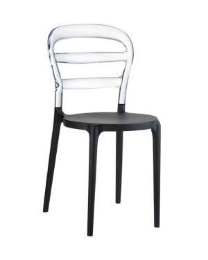 ΠΟΛΥΚΑΡΒΟΝΙΚΗ ΚΑΡΕΚΛΑ BIBI - Χρώμα: Black - Clear