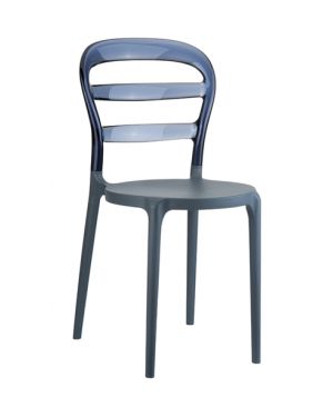 ΠΟΛΥΚΑΡΒΟΝΙΚΗ ΚΑΡΕΚΛΑ BIBI - Χρώμα: Dark Grey - Smoke Grey