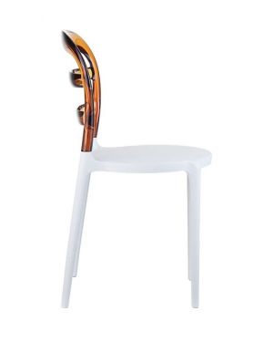 ΠΟΛΥΚΑΡΒΟΝΙΚΗ ΚΑΡΕΚΛΑ BIBI - Χρώμα: White - Amber