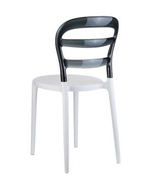 ΠΟΛΥΚΑΡΒΟΝΙΚΗ ΚΑΡΕΚΛΑ BIBI - Χρώμα: White - Black