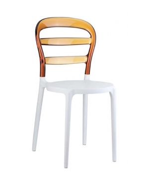 ΠΟΛΥΚΑΡΒΟΝΙΚΗ ΚΑΡΕΚΛΑ BIBI - Χρώμα: White - Amber