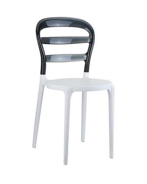 ΠΟΛΥΚΑΡΒΟΝΙΚΗ ΚΑΡΕΚΛΑ BIBI - Χρώμα: White - Black