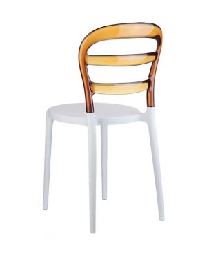 ΠΟΛΥΚΑΡΒΟΝΙΚΗ ΚΑΡΕΚΛΑ BIBI - Χρώμα: White - Amber