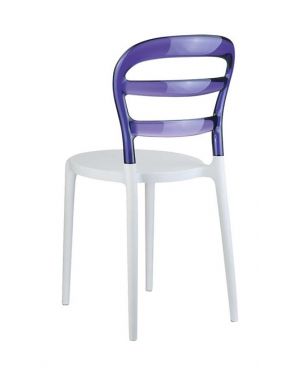 ΠΟΛΥΚΑΡΒΟΝΙΚΗ ΚΑΡΕΚΛΑ BIBI - Χρώμα: White - Violet