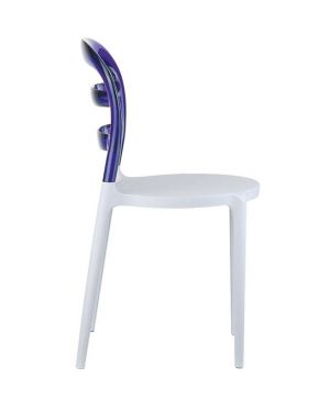 ΠΟΛΥΚΑΡΒΟΝΙΚΗ ΚΑΡΕΚΛΑ BIBI - Χρώμα: White - Violet