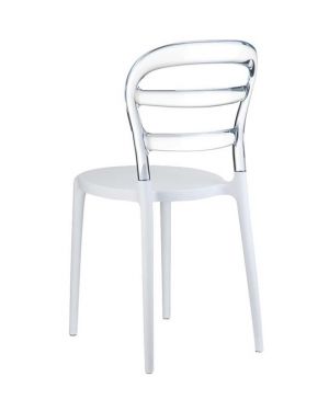 ΠΟΛΥΚΑΡΒΟΝΙΚΗ ΚΑΡΕΚΛΑ BIBI - Χρώμα: White - Clear