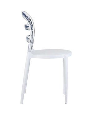 ΠΟΛΥΚΑΡΒΟΝΙΚΗ ΚΑΡΕΚΛΑ BIBI - Χρώμα: White - Clear