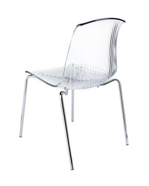 ΠΟΛΥΚΑΡΒΟΝΙΚΗ ΚΑΡΕΚΛΑ ALLEGRA - Χρώμα: Ασημί - Clear