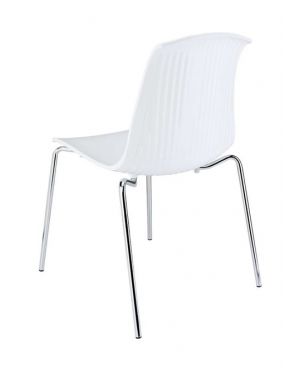 ΠΟΛΥΚΑΡΒΟΝΙΚΗ ΚΑΡΕΚΛΑ ALLEGRA - Χρώμα: Ασημί - Glossy White