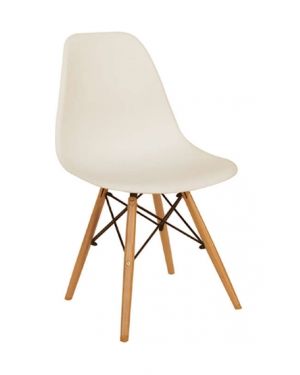 Καρέκλα Ξύλινη Loft Λευκό Πολυπροπυλένιο