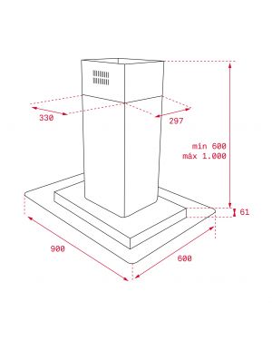 ΑΠΟΡΡΟΦΗΤΗΡΑΣ ΝΗΣΙΔΑΣ / ΟΡΟΦΗΣ TEKA CAMPANA DG3 ISLA 985