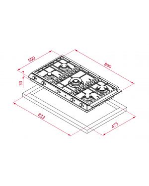 ΕΣΤΙΕΣ ΑΕΡΙΟΥ TEKA EFX 90 5G AI AL DR