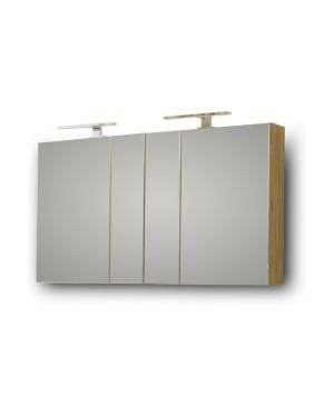 ΚΑΘΡΕΠΤΗΣ ΜΠΑΝΙΟΥ OMEGA 120 - Χρώμα: Beige Oak
