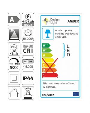 ΦΩΤΙΣΤΙΚΟ ΜΠΑΝΙΟΥ LED AMBER ΑΛΟΥΜΙΝΙΟ - ΧΑΡΑΚΤΗΡΙΣΤΙΚΑ
