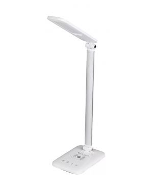 LED ΦΩΤΙΣΤΙΚΟ ΓΡΑΦΕΙΟΥ ΜΕ WIRELESS CHARGER - ΛΕΥΚΟ 