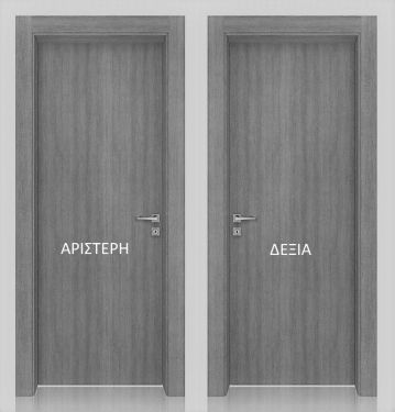 ΠΟΡΤΑ LAMINATE DORO - Φορά Ανοίγματος