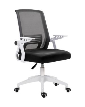 Καρέκλα γραφείου A1180W Λευκό/Μαύρο
