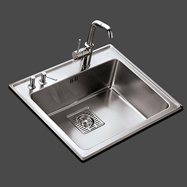 Ένθετος ανοξείδωτος νεροχύτης Teka FRAME 1B