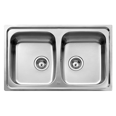 Ένθετος ανοξείδωτος νεροχύτης Teka UNIVERSO 79 2B