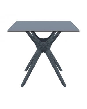 ΤΡΑΠΕΖΙ ΠΟΛΥΠΡΟΠΥΛΕΝΙΟΥ IBIZA - Χρώμα: Ανθρακί