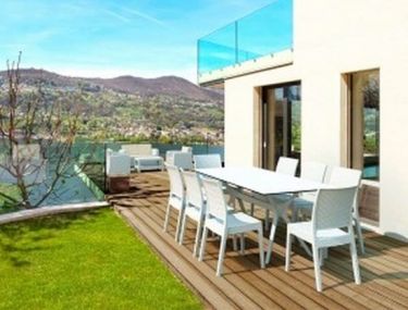 ΤΡΑΠΕΖΙ ΠΟΛΥΠΡΟΠΥΛΕΝΙΟΥ IBIZA - Χρώμα: Λευκό