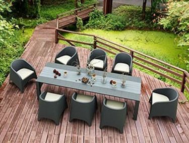 ΕΠΕΚΤΕΙΝΟΜΕΝΟ ΤΡΑΠΕΖΙ ΠΟΛΥΠΡΟΠΥΛΕΝΙΟΥ VEGAS RATTAN