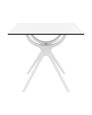 ΤΡΑΠΕΖΙ ΠΟΛΥΠΡΟΠΥΛΕΝΙΟΥ AIR ΜΕ HPL ΕΠΙΦΑΝΕΙΑ - Χρώμα: Λευκό