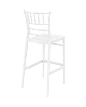 ΣΚΑΜΠΟ ΜΠΑΡ ΠΟΛΥΚΑΡΒΟΝΙΚΟ CHIAVARI 75 - Χρώμα: Glossy White